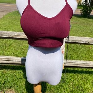 Maurices Burgundy Bralette